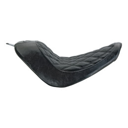 Siedzenie jednoosobowe Roland Sands Design, Boss. Czarne 06-17 Softail z oponą 200mm (tylko dla modelu i rocznika)