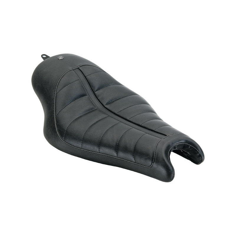 Roland Sands Design, Enzo solo seat. Black 04-22 XL Sportster (excl. XL48 4.5 Gallon tanks) (NU)