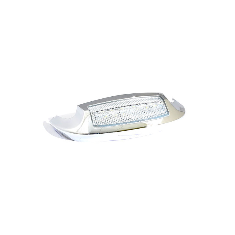 Custom Dynamics front fender tip with light chrome 14-23 Touring (excl. CVO)