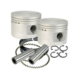 S&S, 3-1/2" replacement cast piston kit. +.010" 84-99 Evo Big Twin (NU)