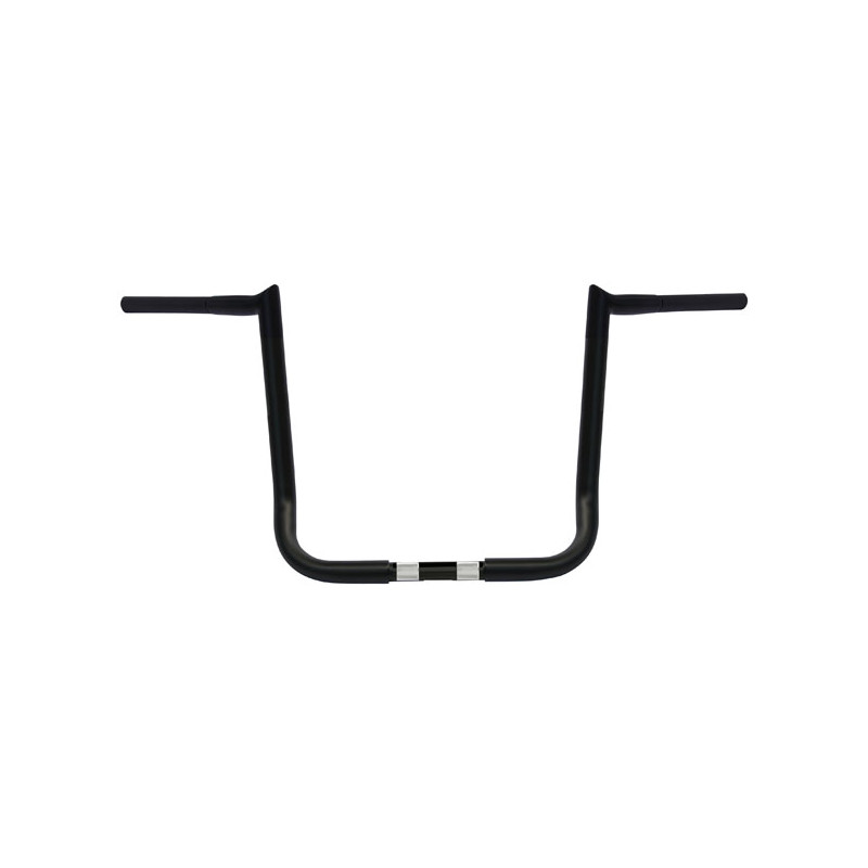 Dzikie, krępe chwyty 1-1/4" do kierownicy. Wysokość 16". Czarne 82-23 FLH Touring z mechanizmem i elektronicznym przepustem powi