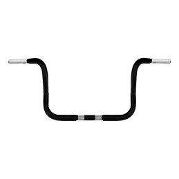 Kierownica baggera Wild1, 1-1/4 cala. Czarna, podniesienie o 10 cali 82-23 FLH Touring z mechanizmem & elektronicznym przepustni