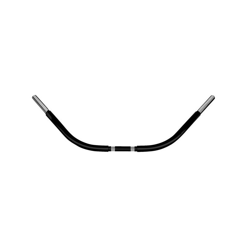 Dzik 1, 1-1/4" Korpulentny Kierownica Plażowa. Czarny 82-23 H-D mechaniczny lub elektroniczny przepustnica (z wyłączeniem 88-11 