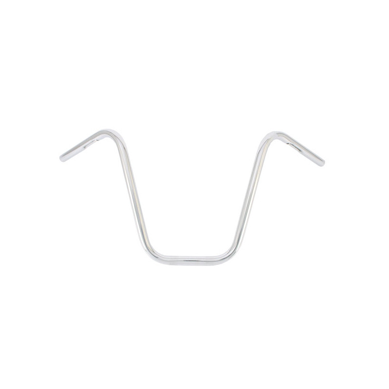 Kierownica o szerokości 1 cala Burly, 14-calowa wysokość, chromowana, do H-D 82-22 (z wyjątkiem 08-22 z e-throttle i 88-11 Sprin