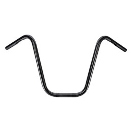 Burly, 1" Narrow Apes handlebar. Black, 14" rise 82-22 H-D (excl. 08-22 e-throttle & 88-11 Springers) with 1" I.D. risers (NU)