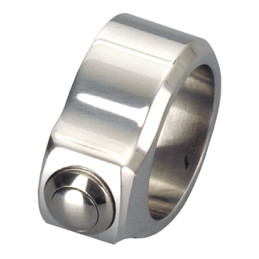 K-Tech, switch housing Evolution Line single button.Polished For Kustom Tech Evolution Line handlebar master cylinders