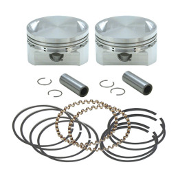 S&S, Evo stroker piston set (OEM heads). +.030" 84-99 Evo B.T. with 4-5/8" stroker flywheels (NU)