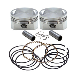 S&S, Evo stroker piston set (OEM heads). +.020" 84-99 Evo B.T. with 4-5/8" stroker flywheels (NU)