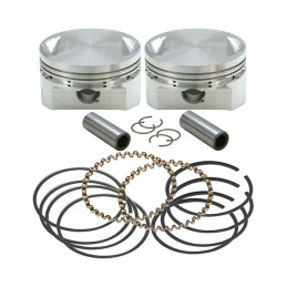 S&S, Evo stroker piston set (OEM heads). +.010" 84-99 Evo B.T. with 4-5/8" stroker flywheels (NU)