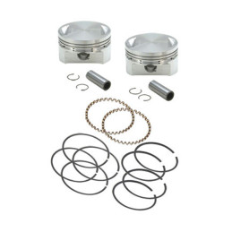 S&S, Evo stroker piston set (OEM heads). Std 84-99 Evo B.T. with 4-5/8" stroker flywheels (NU)