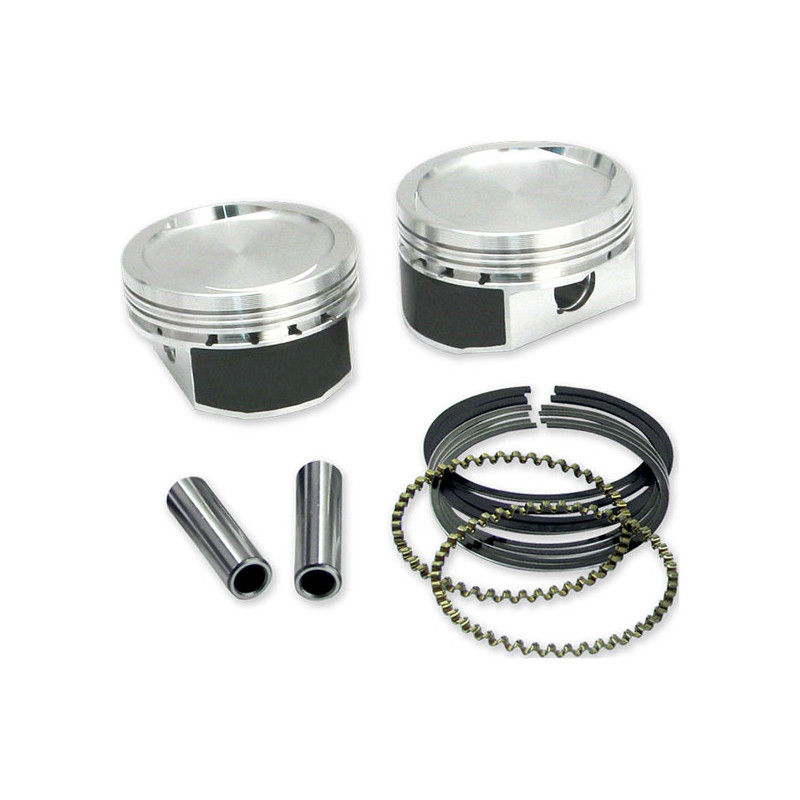 S&S, 883-1200 conversion piston kit. +.010" 86-22 XL883 86-87 XL 1100 (NU)