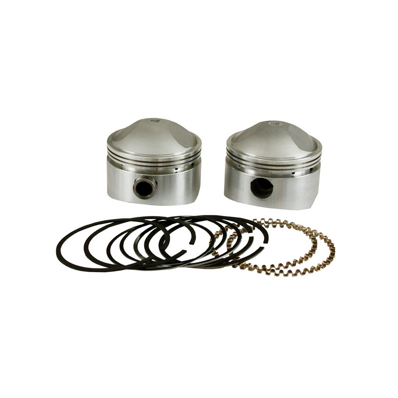 Zestaw tłoków kute S&S, 3-7/16" do silników B.T. 41-84, +.030" dla 84" (skok 4-1/2"), 86" (skok 4-5/8") i 88" (skok 4-3/4")