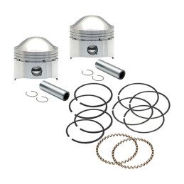 S&S, 3-7/16" bore 9:1CR piston kit. +.040" 41-78 1200cc/74" Knuckle Pan Shovel (NU)