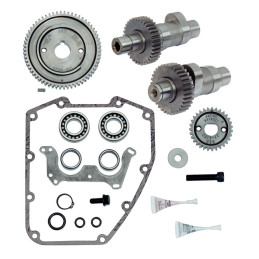S&S, gear drive 475G camshaft kit (IOG) 99-06 Twin Cam (excl. 2006 Dyna) with stock non-hydraulic chain tensioners (NU)