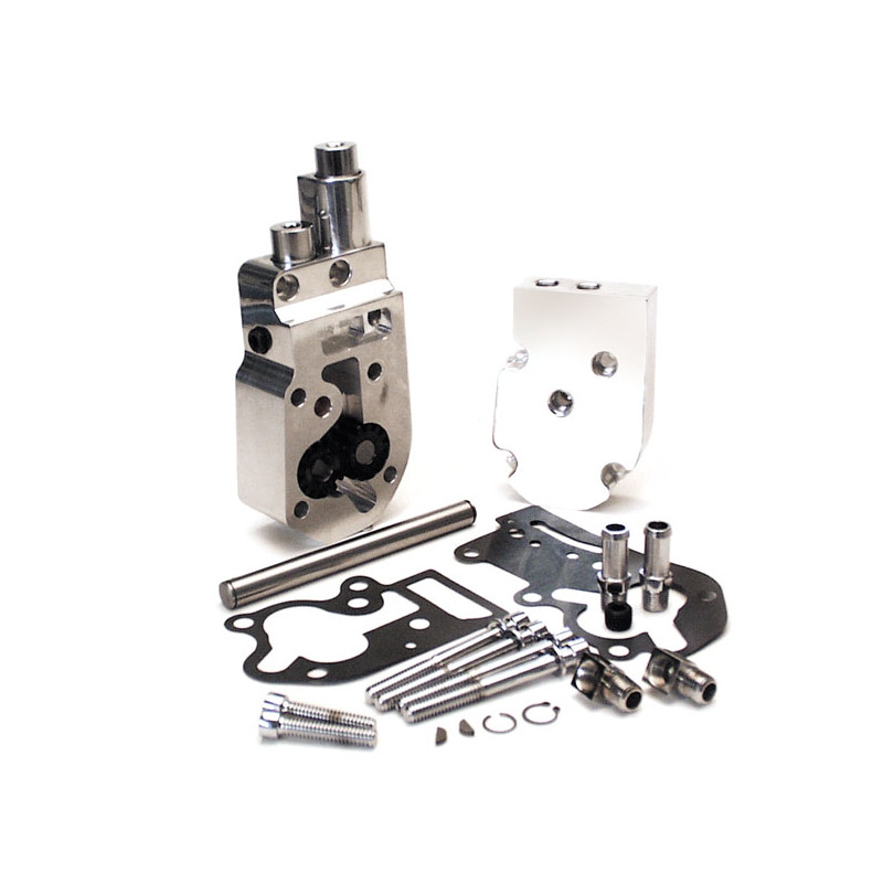 JIMS, Flow Pro 1 billet oil pump kit. Polished 92-99 Evo Big Twin (NU)