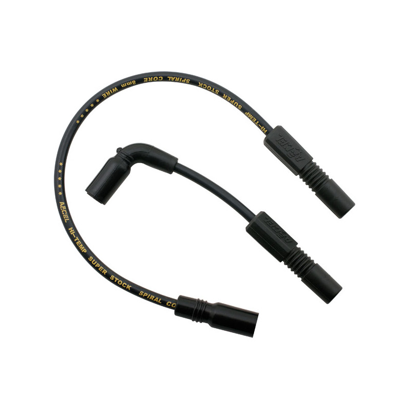 Accel, set cabluri bujii 8mm negru XR1200 08-12