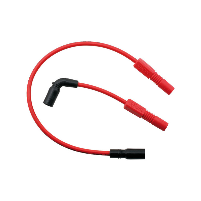 Zestaw przewodów zapłonowych 8mm Accel Ferro Spiral. Czerwony 07-22 XL (z wyłączeniem 08-12 XR1200) (tylko dla modelu i rocznika