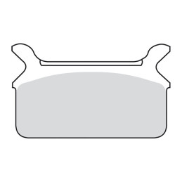 PADS de frânare pe disc spate 86-99 FLT (NU)