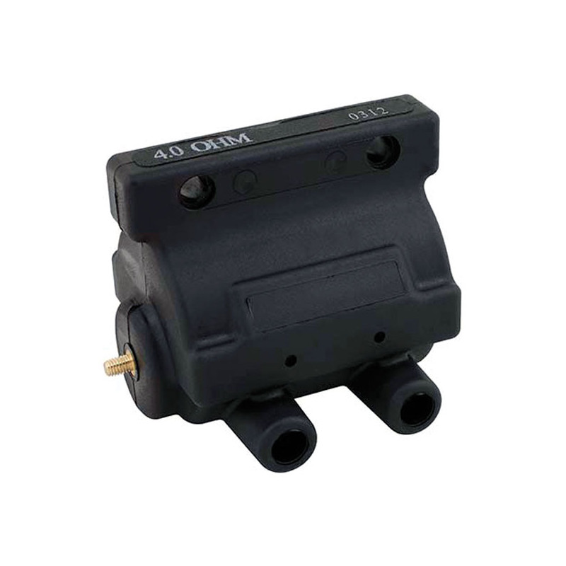 Cewka zapłonowa Accel power pulse czarna, 12 V / 4.2 Ohm 65-78 r. B.T. z zapłonem z punktów L78-79 r. B.T. z OEM V-Fire I/II pół