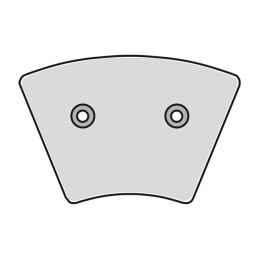 Klocki hamulcowe przód. Organiczne Przód: 74-77 FX XL (tylko dla modelu i rocznika)