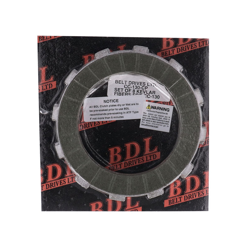 BDL, Aramid friction disc set 98-06 B.T. (excl. 2006 Dyna) with 518758 BDL Competitor clutch (NU)