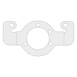 Uchwyt adaptera filtra powietrza. Chrom 86-87 XL (tylko dla modelu i rocznika)