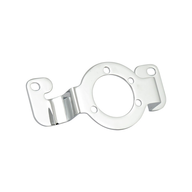 Uchwyt adaptera do filtra powietrza. Chrom 84-89 Evo B.T. z gaźnikami motylkowymi Keihin (tylko dla modelu i rocznika)