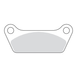 Klocki hamulcowe tył MCS. Organiczne 81-84 FLH 80-85 FLT (tylko dla modelu i rocznika)