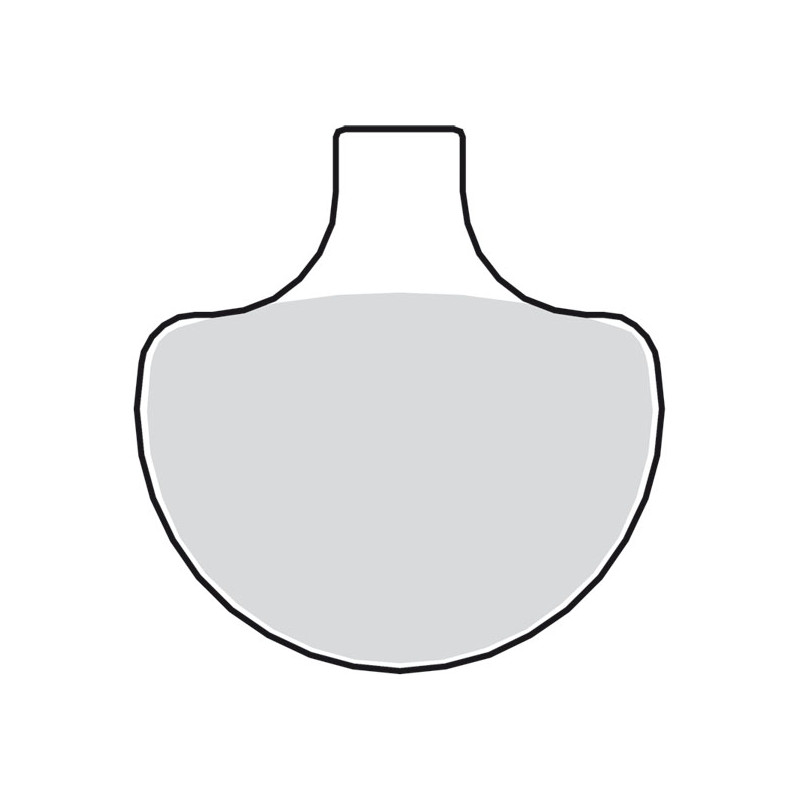 TRW, brake pads front. Organic Front: 84-99 B.T. TC XL L88-11 Springers (NU)