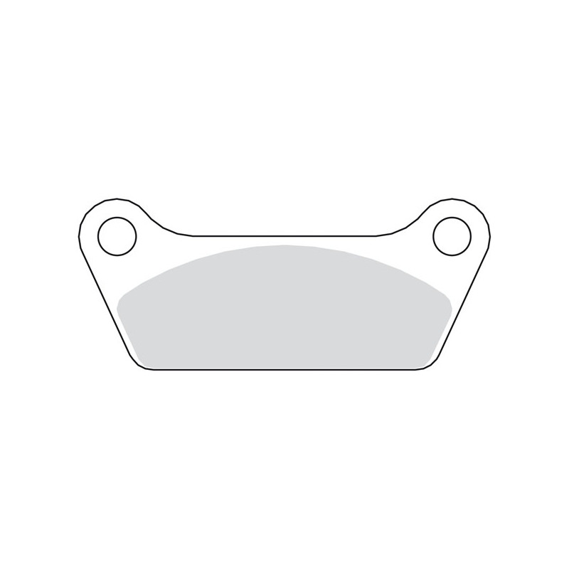 TRW, brake pads rear. Organic Rear: 80-85 FL FLT FLHT (NU)