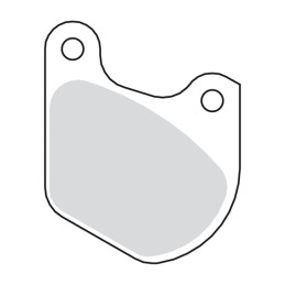 Klocki hamulcowe TRW przednie i tylne. Organiczne Przednie: 80-83 FLT. Tylne: 79-81 XL.