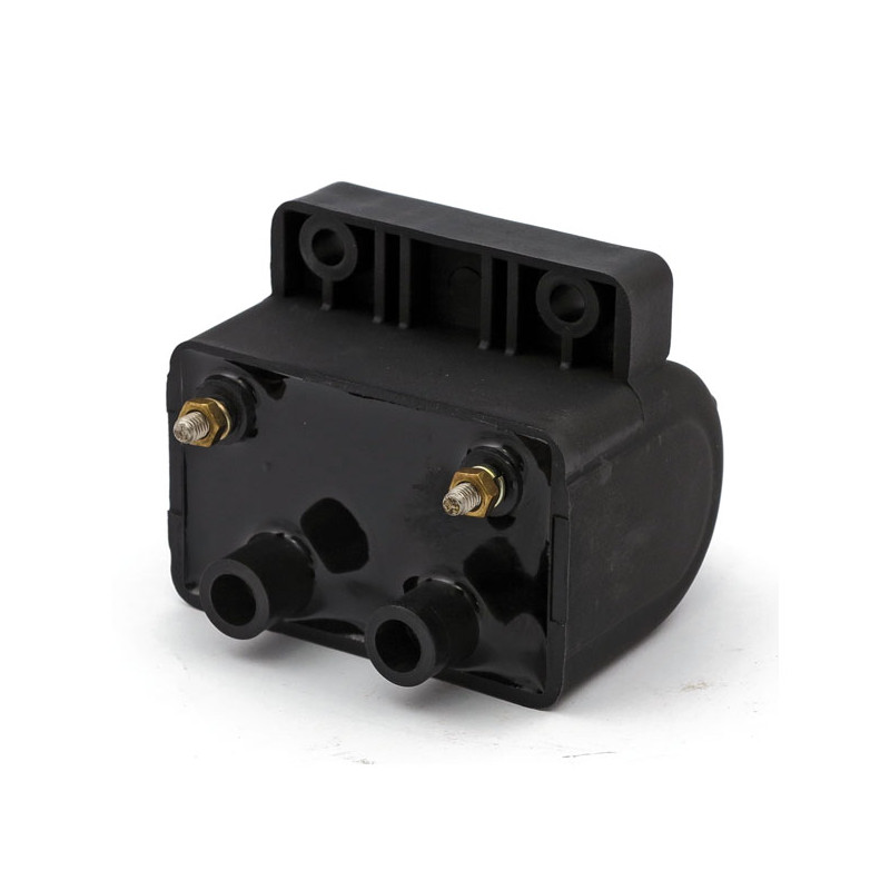 Cewka zapłonowa stylu OEM. 12V, 3 ohmy. Czarna 85-99 B.T. (z wyłączeniem modeli Twin Cam i 95-99 z wtryskiem paliwa) 85-03 XL (z