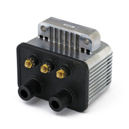 Bobina de fuego simple Mini 12V 3 ohm Cromo