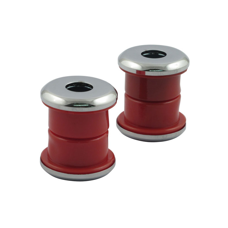 HANDLEBAR DAMPER KIT, RED POLYURETHANE 73-17 B.T. XL models (excl. 04-17 XL 80-17 FLT/Touring Trike)