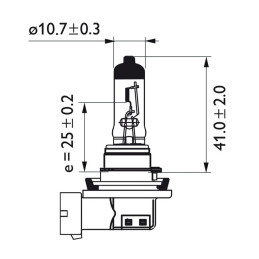 Philips LongLife EcoVision headlamp bulb H11 