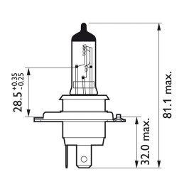 Philips CityVision Moto headlamp bulb H4 