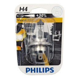 Philips Vision Moto headlamp bulb H4 
