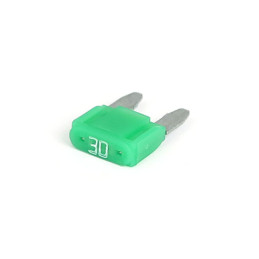 Mini fuse with LED indicator. Green, 30A UNIVERSAL