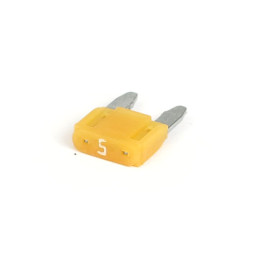 Mini fuse with LED indicator. Tan, 5A UNIVERSAL