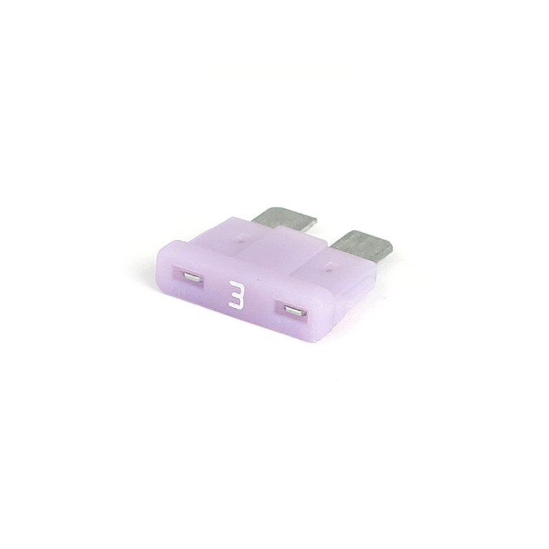 Bezpiecznik ATC z wskaźnikiem LED. Fioletowy. 3A UNIWERSALNY