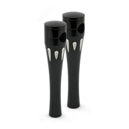 Talon aluminum riser kit, 8" rise. Black For 1" (25.4mm) handlebars