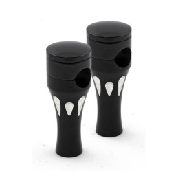 Talon aluminum riser kit, 4" rise. Black For 1" (25.4mm) handlebars