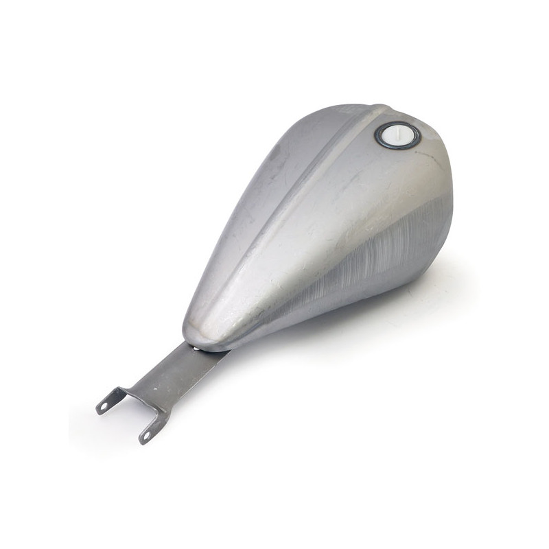 Amen style ribbed gas tank, 2.35 gallon 07-22 XL fuel injected models (NU)