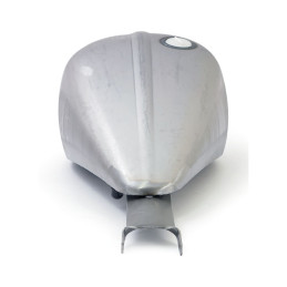 Amen style ribbed gas tank, 2.35 gallon 07-22 XL fuel injected models (NU)