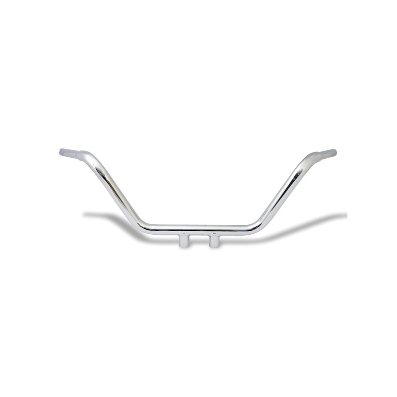 Kierownica do motocykla 1-1/4" Solid Custom. Chrom 82-22 H-D (z wyjątkiem 08-22 e-throttle) z odległością między śrubami mocując