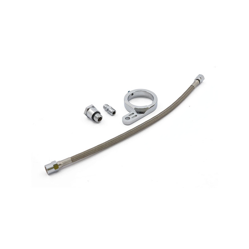 BRAIDED OIL LINE & BRACKET KIT 84-99 B.T.(NU)