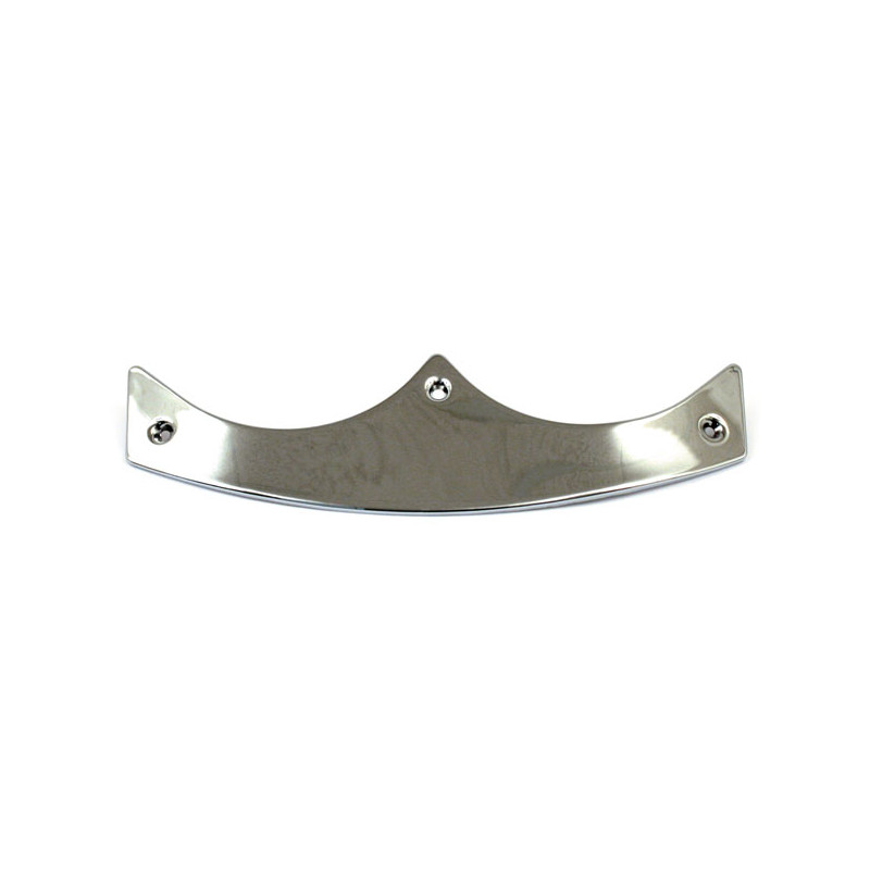 Front fender tip, smooth. Chrome FL STYLE (FRONT TOP REAR BOTTOM)