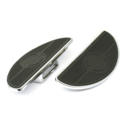 Adjustable Oval floorboard kit. Solid 84-16 FXST Softails (excl. FLST models) 80-86 FXWG 93-99 Dyna Wide Glide models (NU)