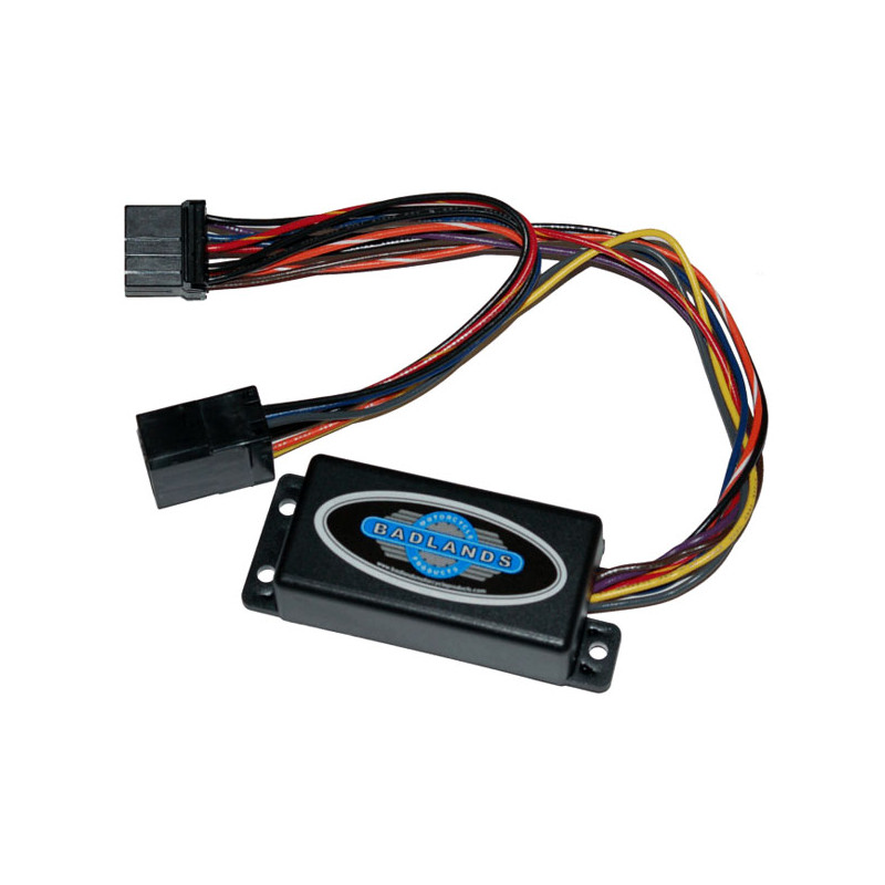 Badlands, Illuminator Plug n Play Run-Turn-Brake module 96-10 Softail (incl. FXSTD) 97-13 FLT 97-11 Dyna 99-03 XL (NU)