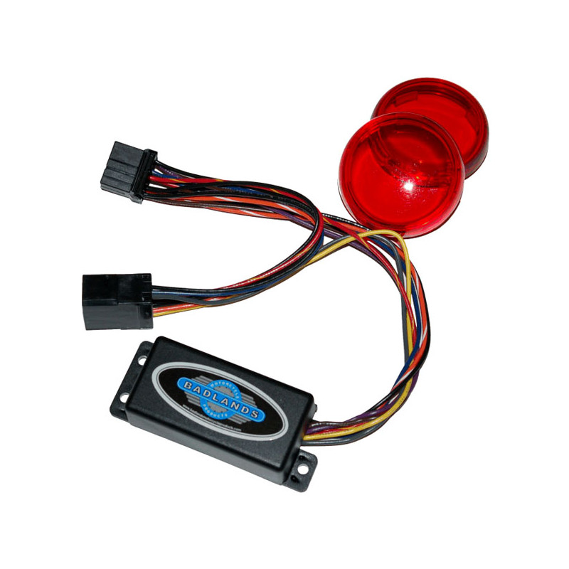 Badlands, Illuminator Plug n Play Run-Turn-Brake module 04-09 FL 00-13 FX DYNA 99-03 XL WITH DEUCE STYLE LENSES EXCEPT FLSTC